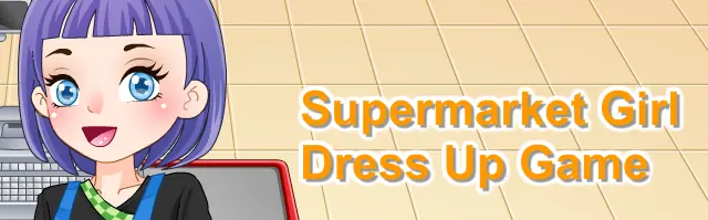 Supermarket Girl Dress Up game logo