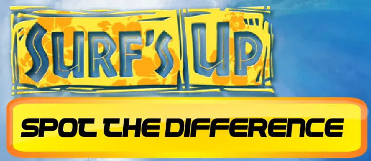 Surf's Up: Spot the Difference logo