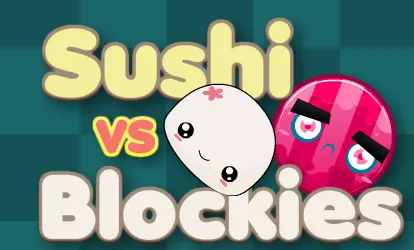 Sushi vs Blockies logo