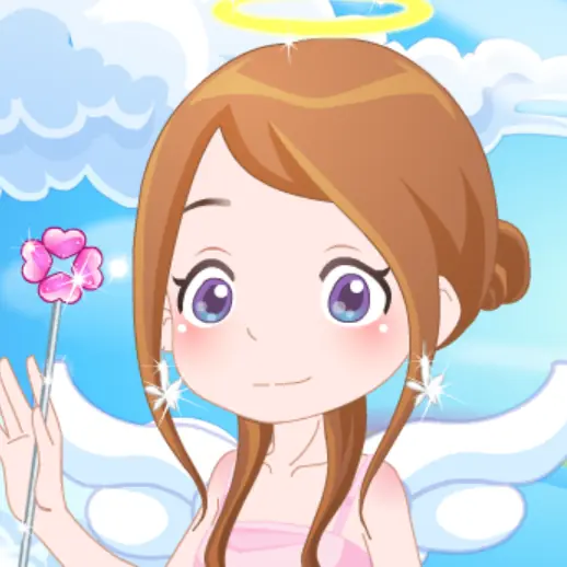 Sweet Little Angel Dress Up Game logo