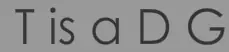 T is a D G logo