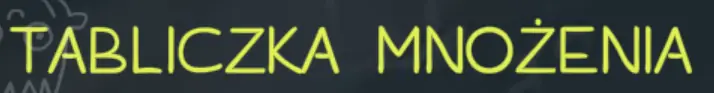 Tabliczka mnożenia logo