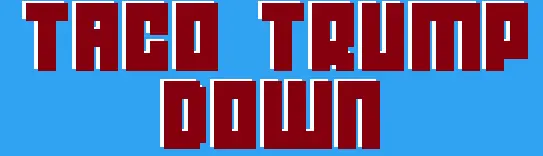 Taco Trump Down logo