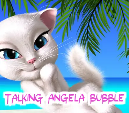 Talking Angela Bubble logo
