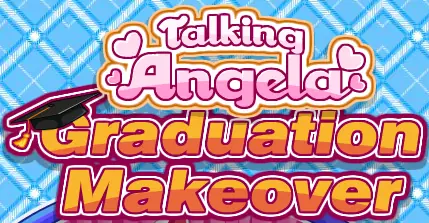 Talking Angela Graduation Makeover logo