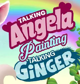 Talking Angela Painting Talking Ginger logo