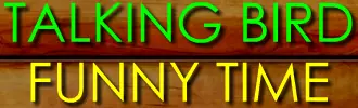 Talking Bird Funny Time logo