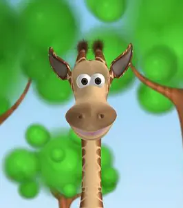 Talking Gina the Giraffe logo