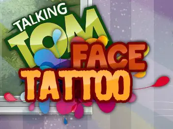 Talking Tom Face Tattoo logo