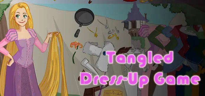Tangled Dress-Up Game logo