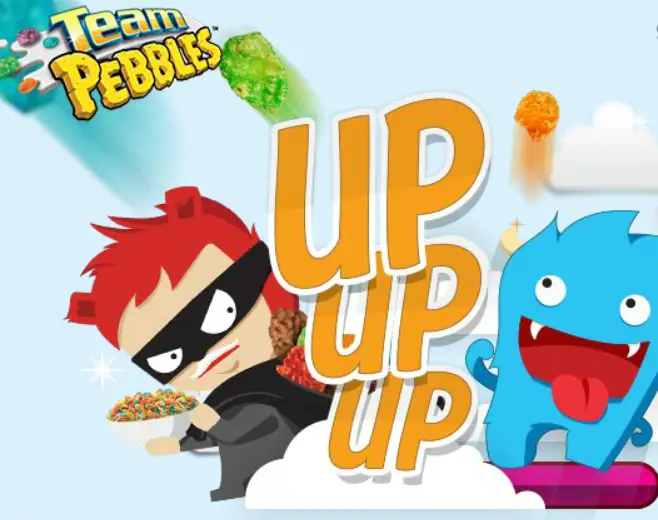 Team Pebbles: UP UP UP logo