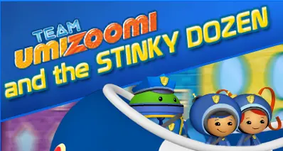 Team Umizoomi and the Stinky Dozen logo