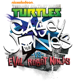 Teenage Mutant Ninja Turtles: Casey Jones vs Evil Robot Ninjas logo