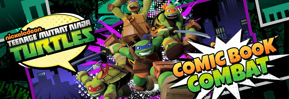 Teenage Mutant Ninja Turtles: Comic Book Combat logo