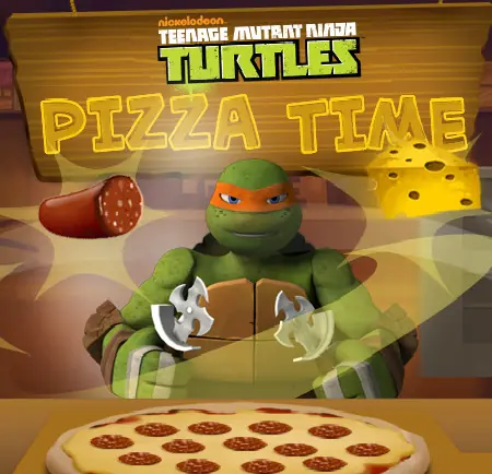 Teenage Mutant Ninja Turtles Pizza Time logo