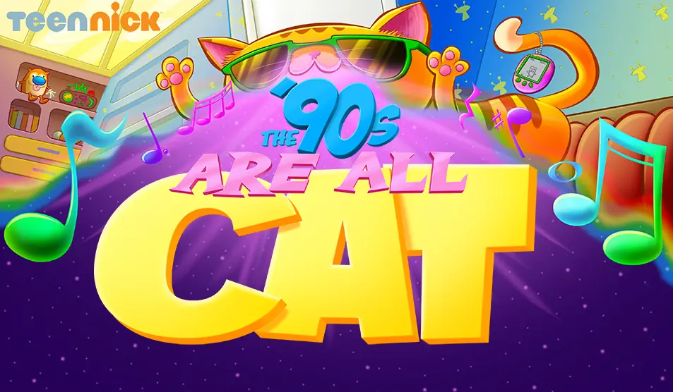 Teenick: The '90s Are All Cat logo