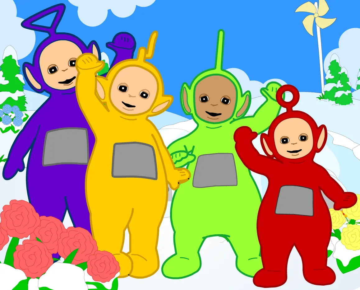 Teletubbies: Sliding Down the Hill logo