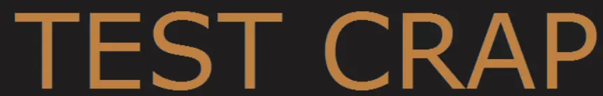 test crap, the lowest rated crap on Kongregate 2017 logo