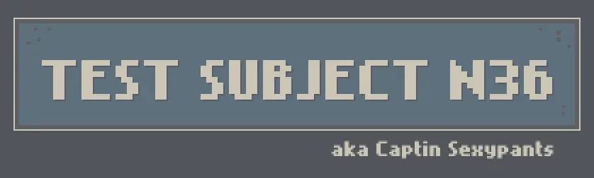 Test Subject N36 - aka Captain Sexypants logo