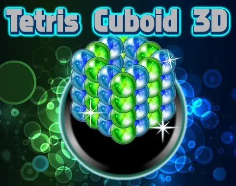 Tetris Cuboid 3D logo