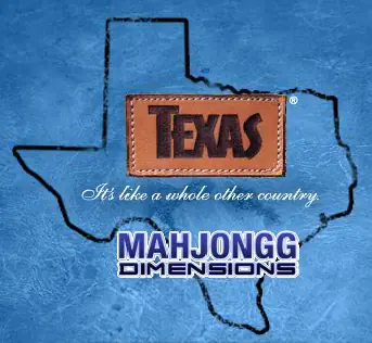 Texas Tourism Mahjongg Dimensions logo