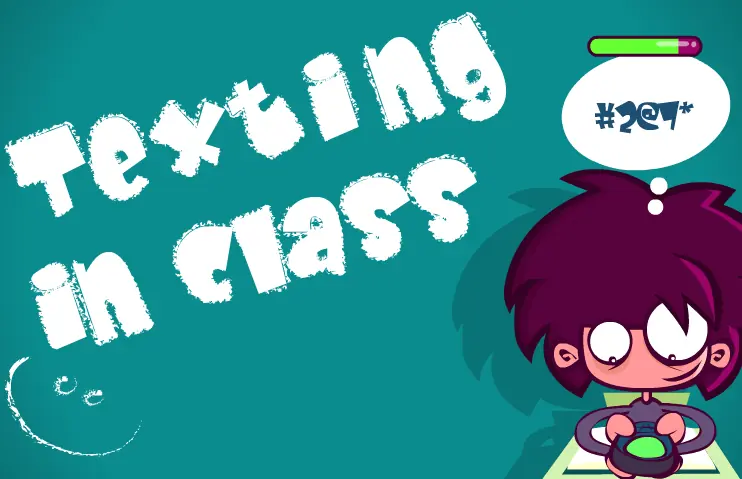 Texting In Class logo