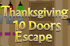 Thanksgiving 10 Doors Escape logo