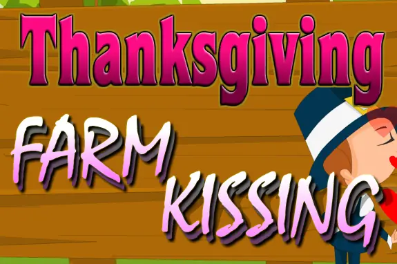 Thanksgiving Farm Kissing logo