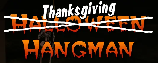 Thanksgiving Hangman logo