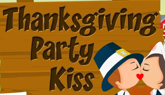 Thanksgiving Party Kiss logo