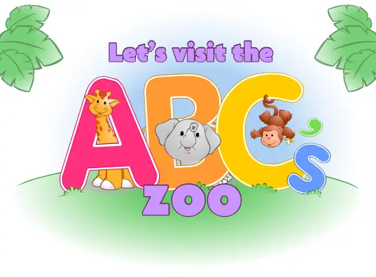The ABC's Zoo Learning Game logo