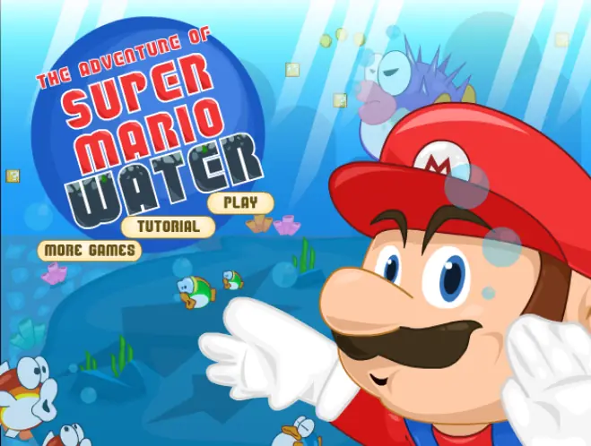 The Adventure of Super Mario Water logo