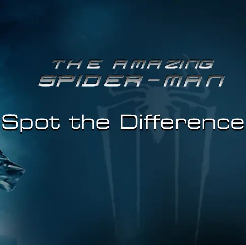 The Amazing Spider-Man Spot the Difference logo
