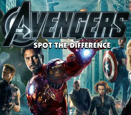 The Avengers - Spot the Difference logo