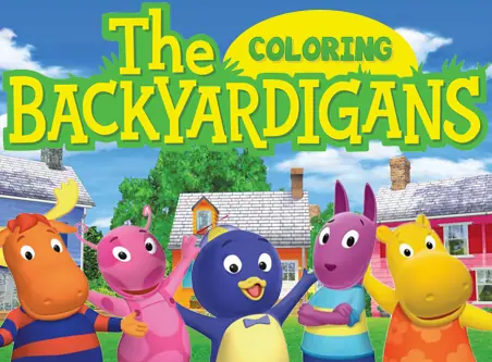 The Backyardigans Coloring logo