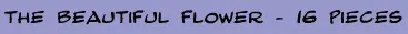 The Beautiful Flower - 16-Piece Puzzle logo