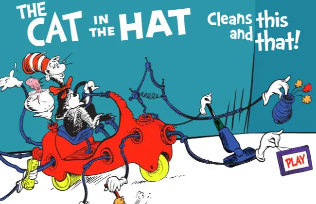 The Cat in the Hat Cleans This and That logo