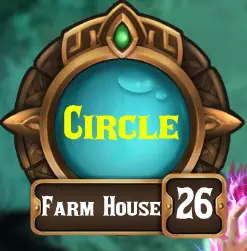 The Circle 1: 26 Farm House logo