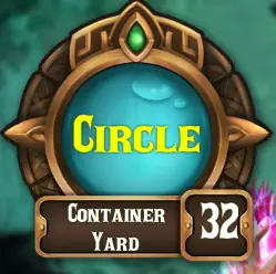 The Circle 1: 32 Container Yard logo