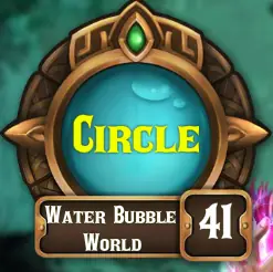 The Circle 1: 41 Water Bubble World logo