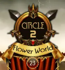 The Circle 2: 23 Flower World logo