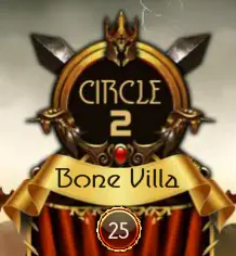 The Circle 2: 25 Bone Villa logo