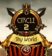 The Circle 2: 43 Sky World logo