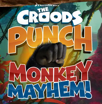 The Croods: Punch Monkey Mayhem! logo