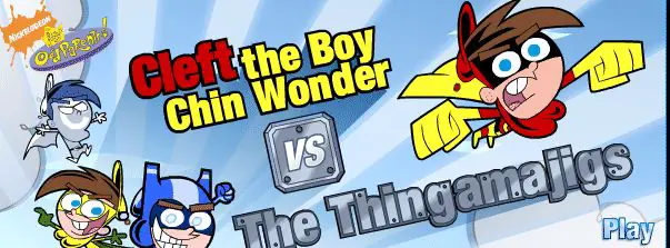 The Fairly OddParents: Cleft the Boy Chin Wonder vs the Thingamajigs logo