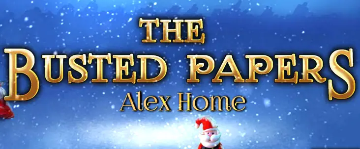 The Frozen Sleigh - The Busted Papers: Alex Home logo
