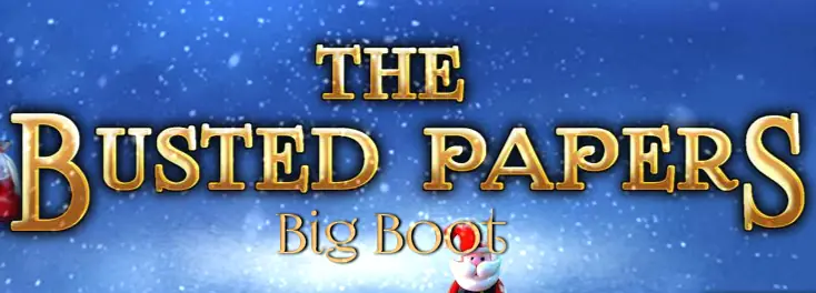 The Frozen Sleigh - The Busted Papers: Big Boot logo