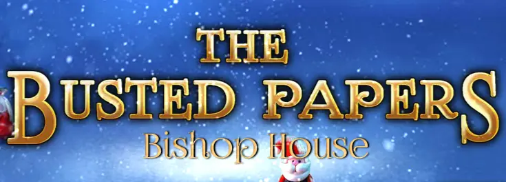 The Frozen Sleigh - The Busted Papers: Bishop House logo