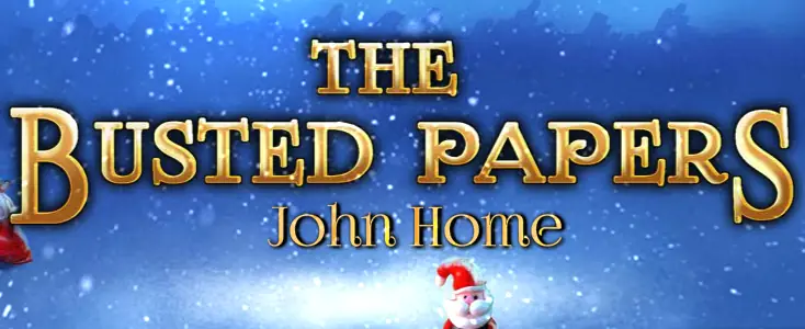 The Frozen Sleigh - The Busted Papers: John Home logo