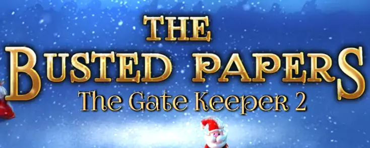 The Frozen Sleigh - The Busted Papers: The Gate Keeper 2 logo